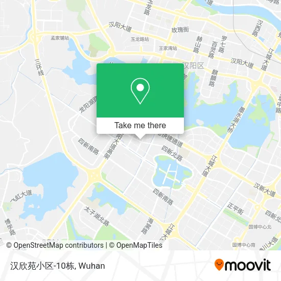 汉欣苑小区-10栋 map