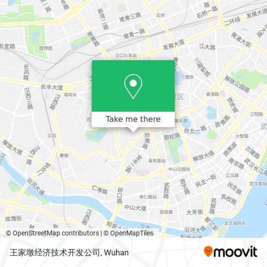 王家墩经济技术开发公司 map