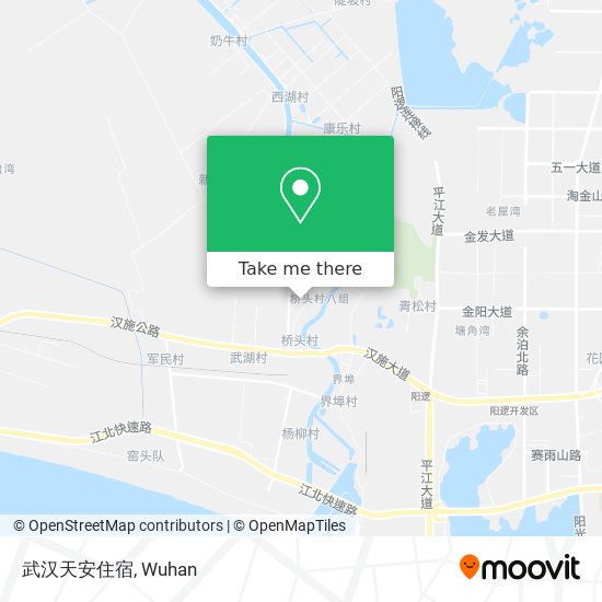 武汉天安住宿 map