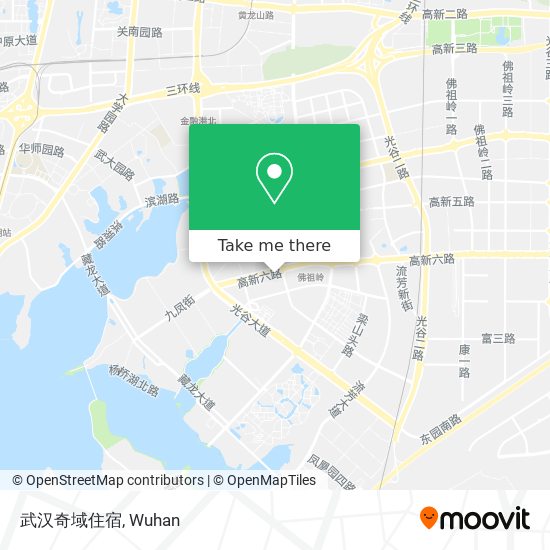 武汉奇域住宿 map