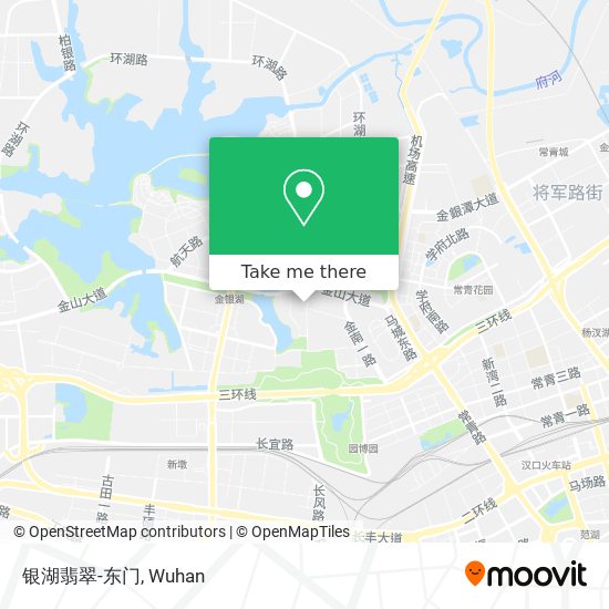 银湖翡翠-东门 map