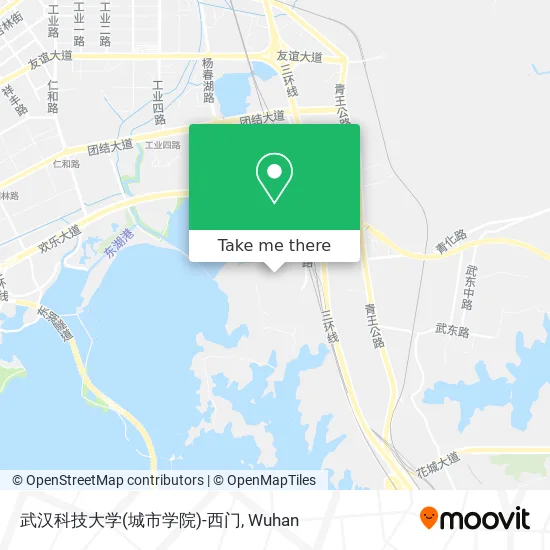 武汉科技大学(城市学院)-西门 map