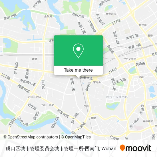 硚口区城市管理委员会城市管理一所-西南门 map