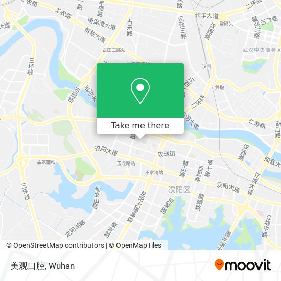 美观口腔 map