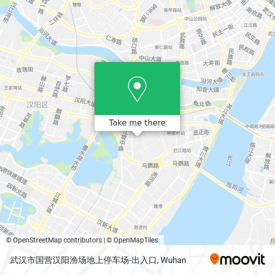 武汉市国营汉阳渔场地上停车场-出入口 map