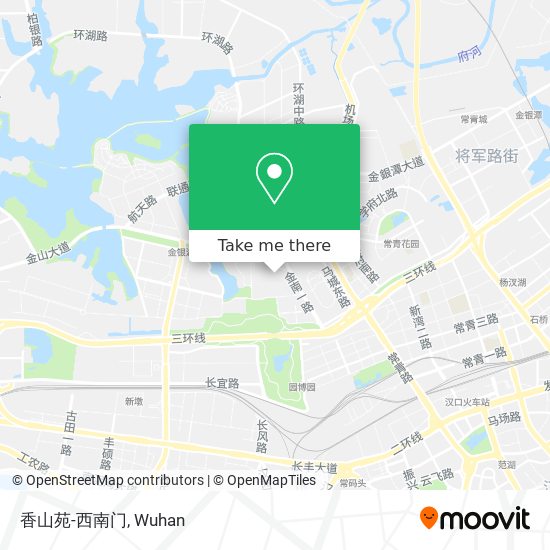 香山苑-西南门 map