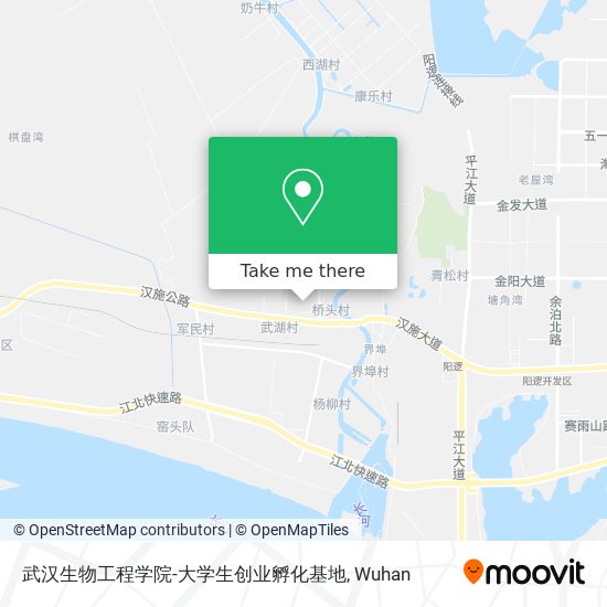 武汉生物工程学院-大学生创业孵化基地 map