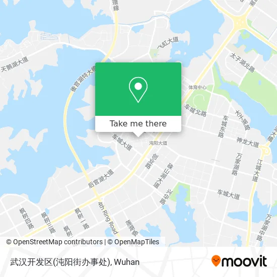 武汉开发区(沌阳街办事处) map