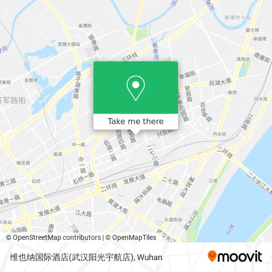 维也纳国际酒店(武汉阳光宇航店) map
