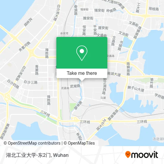 湖北工业大学-东2门 map