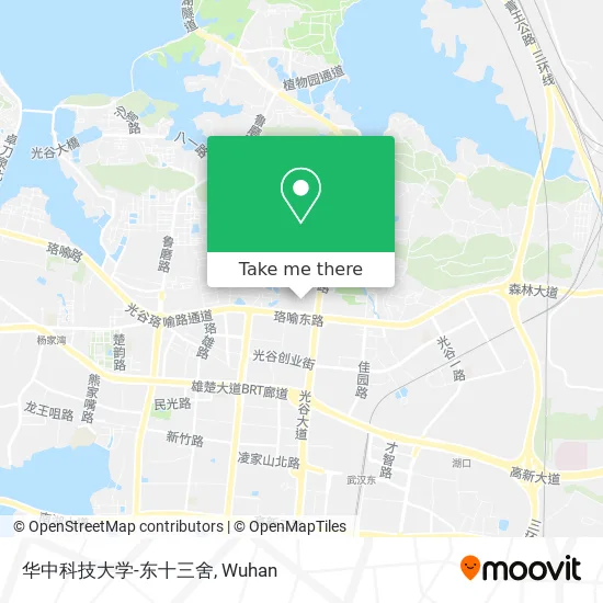 华中科技大学-东十三舍 map