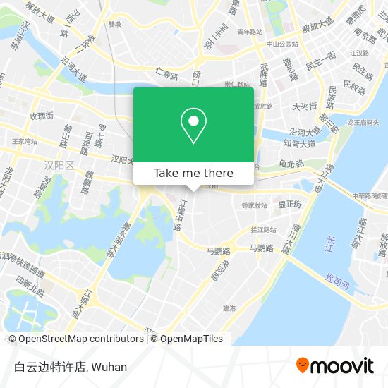 白云边特许店 map