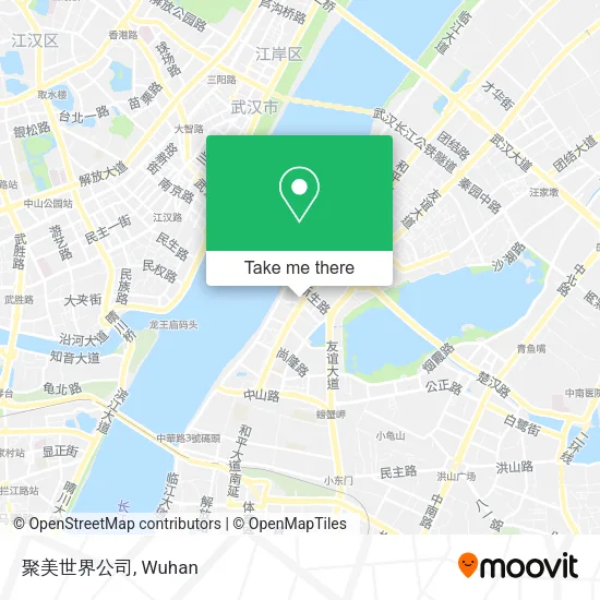 聚美世界公司 map