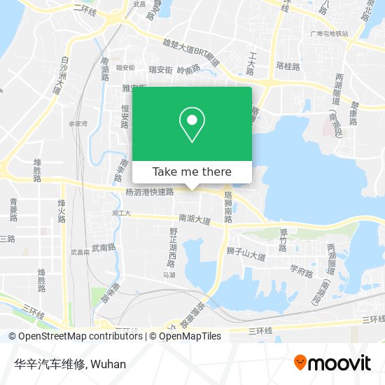 华辛汽车维修 map