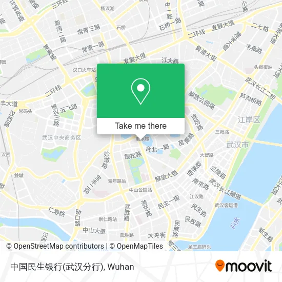 中国民生银行(武汉分行) map