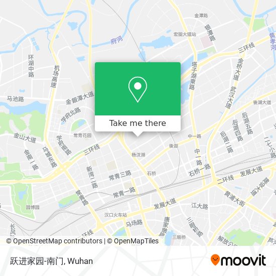 跃进家园-南门 map