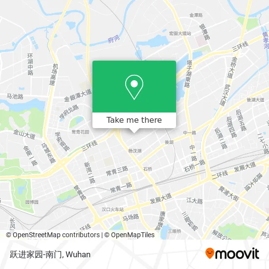 跃进家园-南门 map