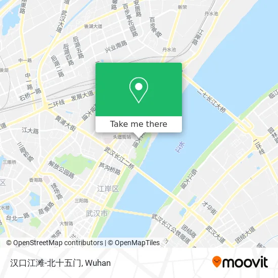 汉口江滩-北十五门 map