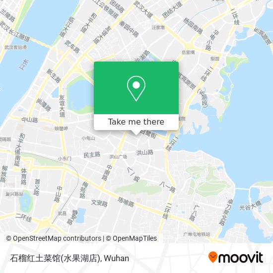 石榴红土菜馆(水果湖店) map