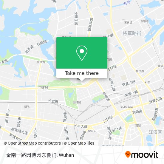 金南一路园博园东侧门 map