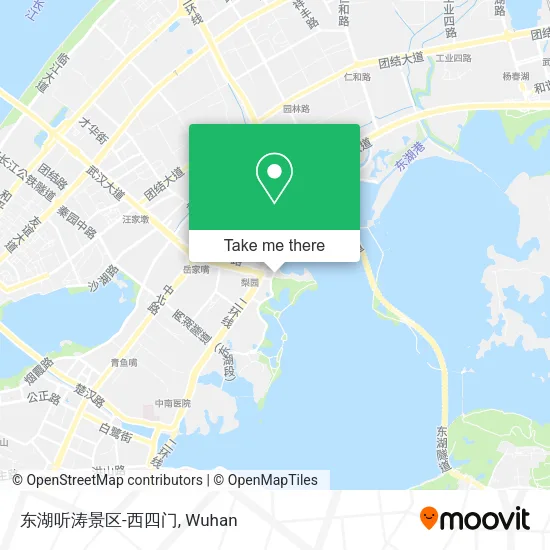 东湖听涛景区-西四门 map