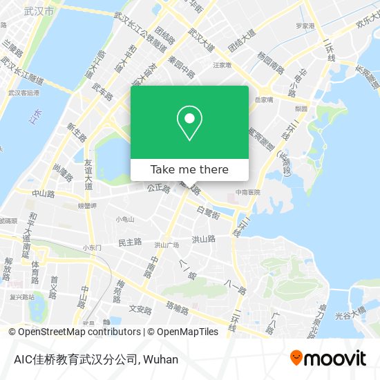 AIC佳桥教育武汉分公司 map
