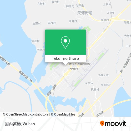 国内离港 map