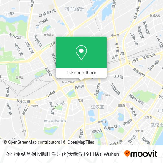 创业集结号创投咖啡漫时代(大武汉1911店) map