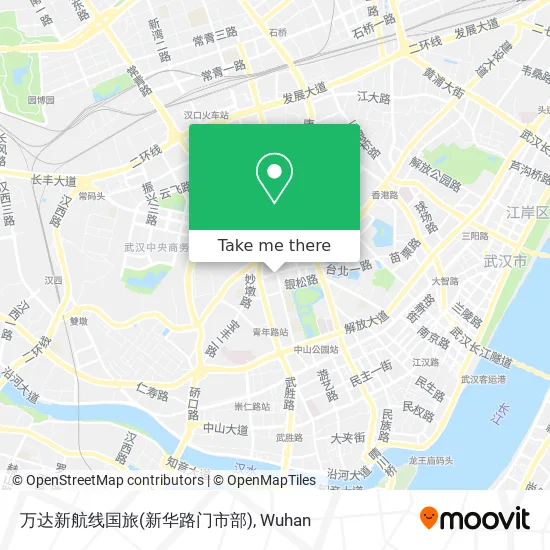 万达新航线国旅(新华路门市部) map