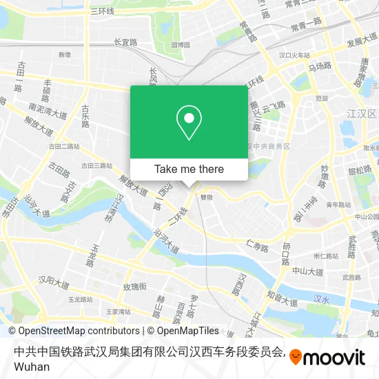 中共中国铁路武汉局集团有限公司汉西车务段委员会 map
