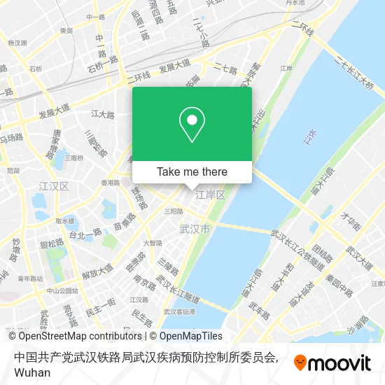 中国共产党武汉铁路局武汉疾病预防控制所委员会 map
