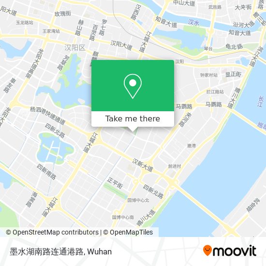 墨水湖南路连通港路 map