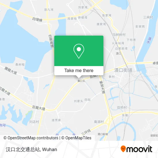 汉口北交通总站 map