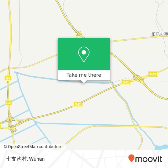 七支沟村 map
