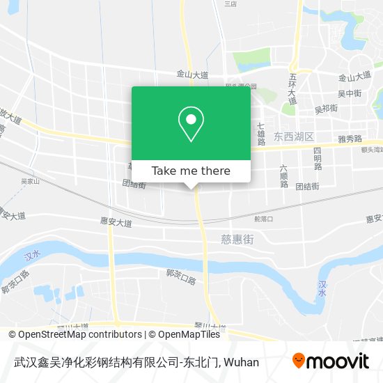 武汉鑫吴净化彩钢结构有限公司-东北门 map