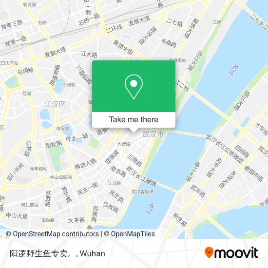 阳逻野生鱼专卖。 map
