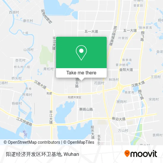 阳逻经济开发区环卫基地 map