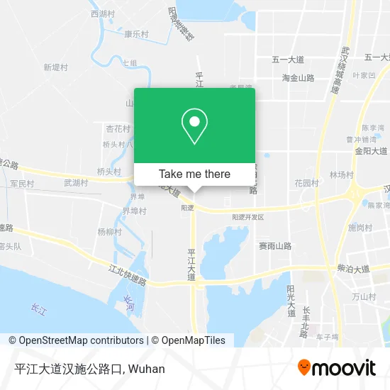 平江大道汉施公路口 map