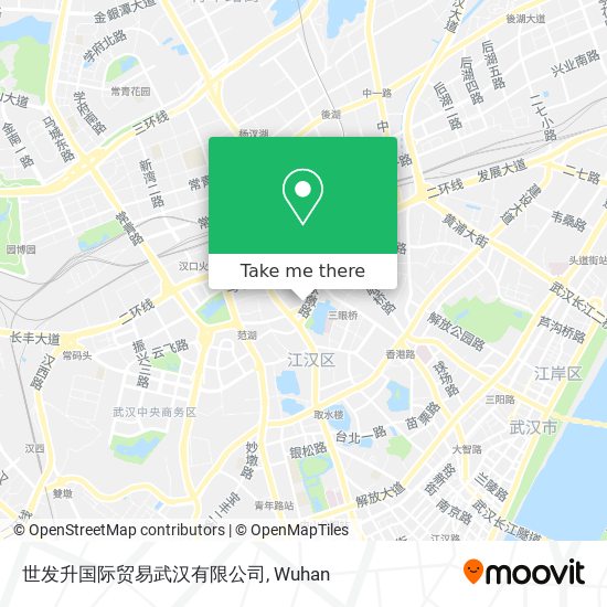 世发升国际贸易武汉有限公司 map