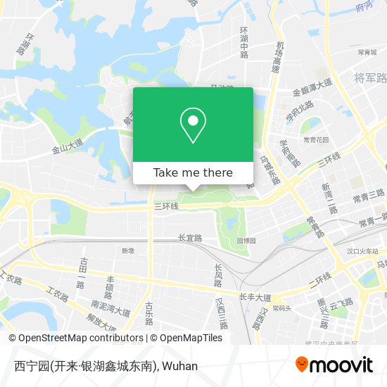 西宁园(开来·银湖鑫城东南) map
