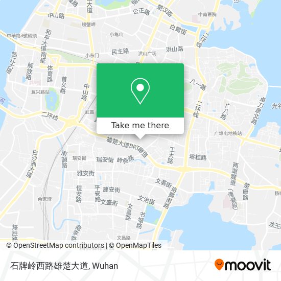 石牌岭西路雄楚大道 map