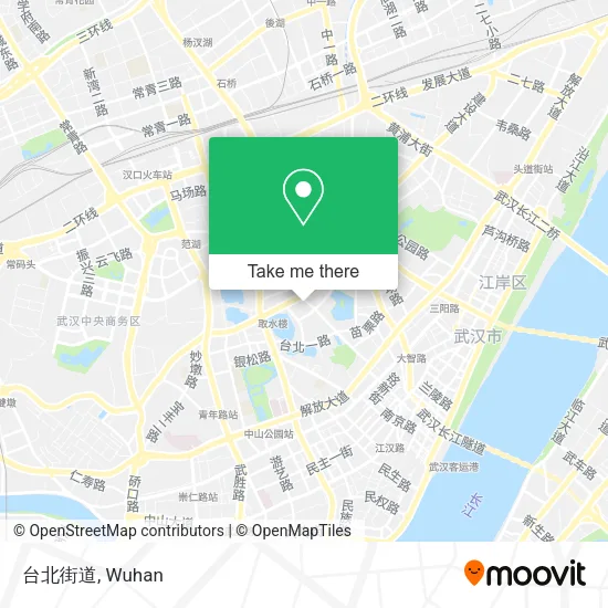 台北街道 map