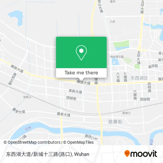 东西湖大道/新城十三路(路口) map