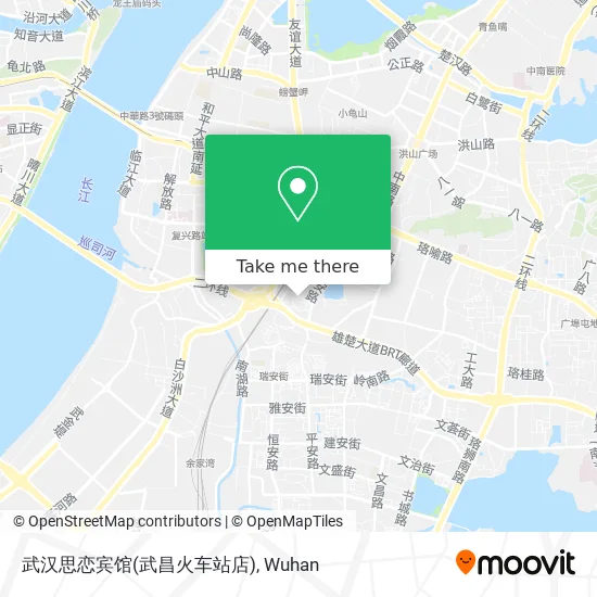 武汉思恋宾馆(武昌火车站店) map