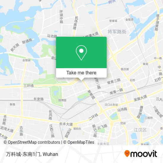 万科城-东南1门 map