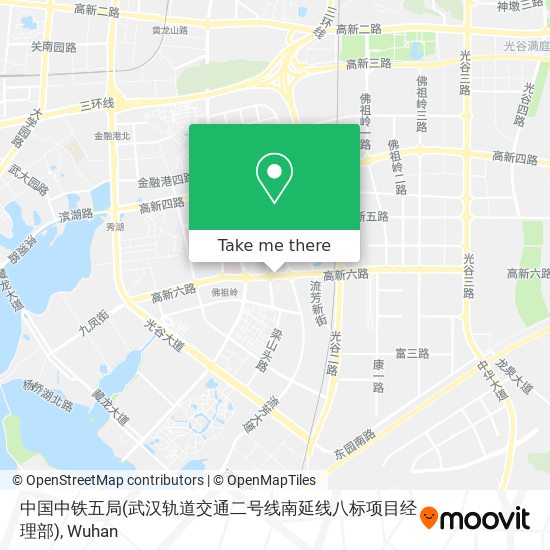 中国中铁五局(武汉轨道交通二号线南延线八标项目经理部) map