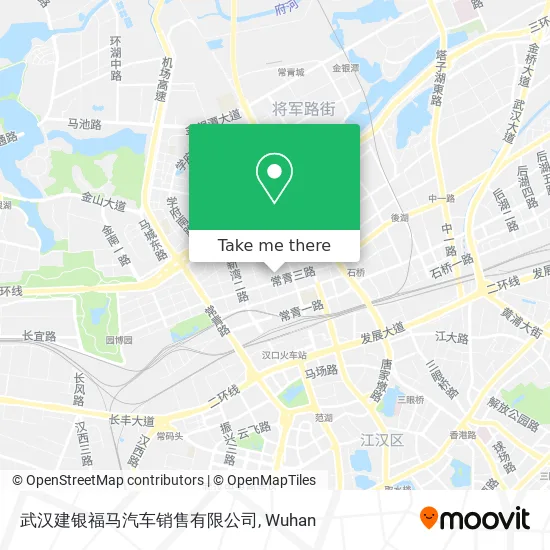 武汉建银福马汽车销售有限公司 map
