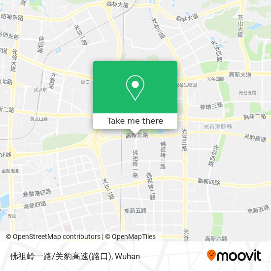佛祖岭一路/关豹高速(路口) map