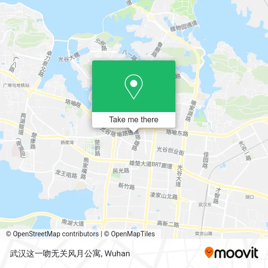 武汉这一吻无关风月公寓 map