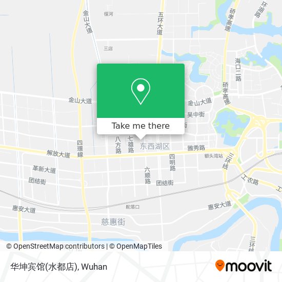 华坤宾馆(水都店) map
